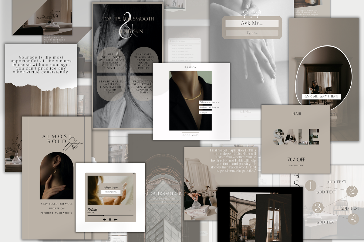 Modern Social Media Bundle | Canva, a Social Media Template by BRANDcontent (Photo 8 of 9)