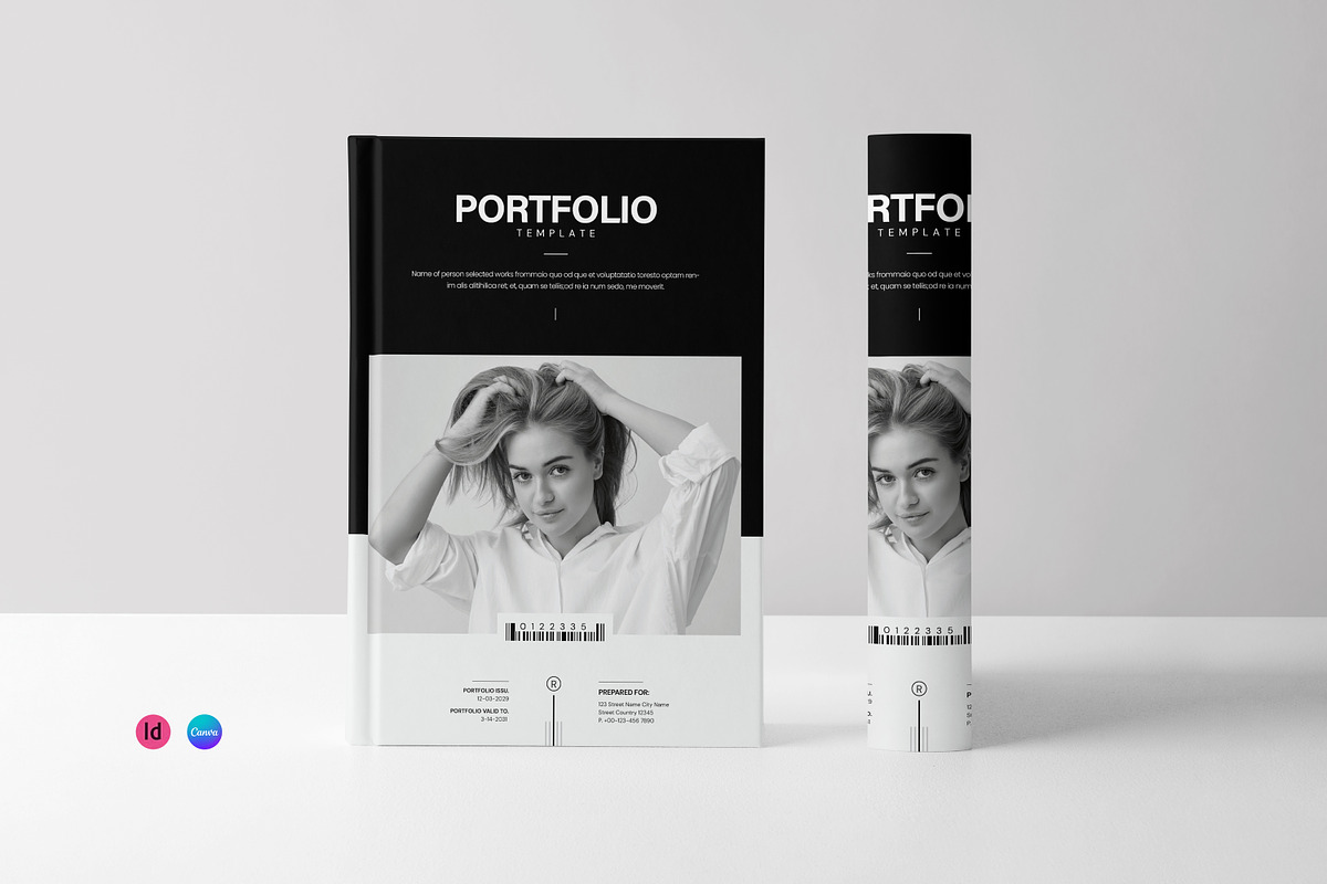 Minimal Portfolio Magazine I Canva, a Brochure Template by PixWork (Photo 1 of 11)