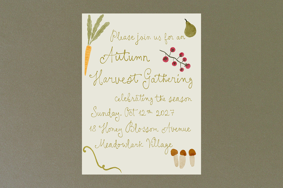Little Garden Stories, a Script Font by PeachCreme (Photo 3 of 11)