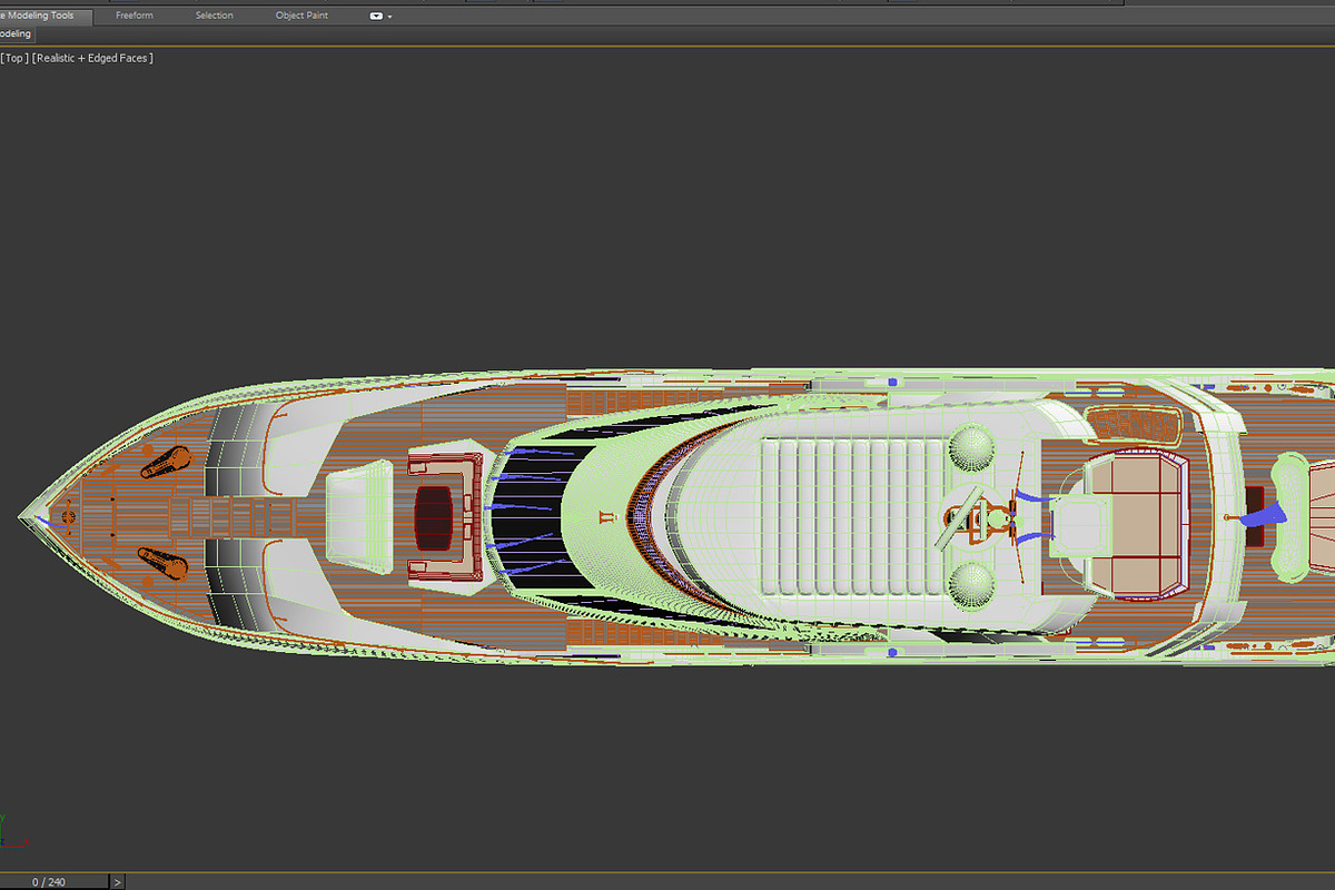 Sunseeker Predator 130 superyacht, a Cars & Vehicle 3D Model by arapps3d (Photo 18 of 21)
