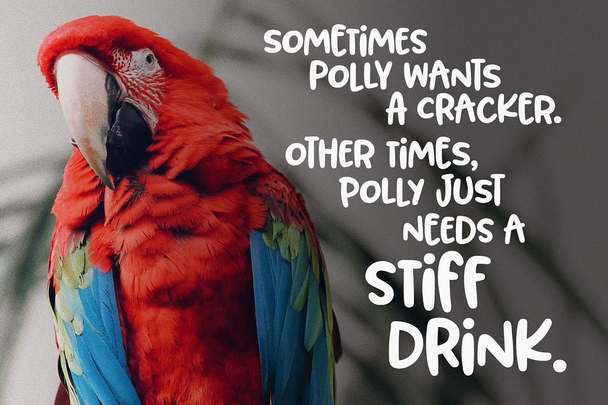 BLORP! A fun, weird little font! preview 7