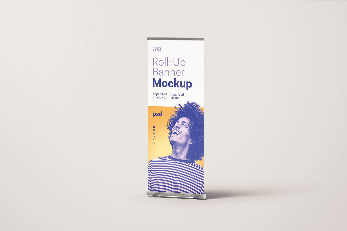 Rollup Banner Mockup Set, a Print Template by mockupatelier (Photo 6 of 12)