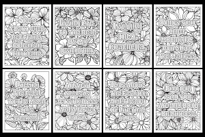 Boho Quotes Coloring Pages