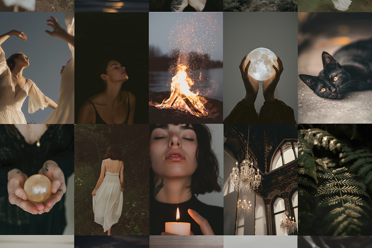 RITUAL 100 Mystical Stock Photos, a Photo by Muse Mockups (Photo 4 of 16)