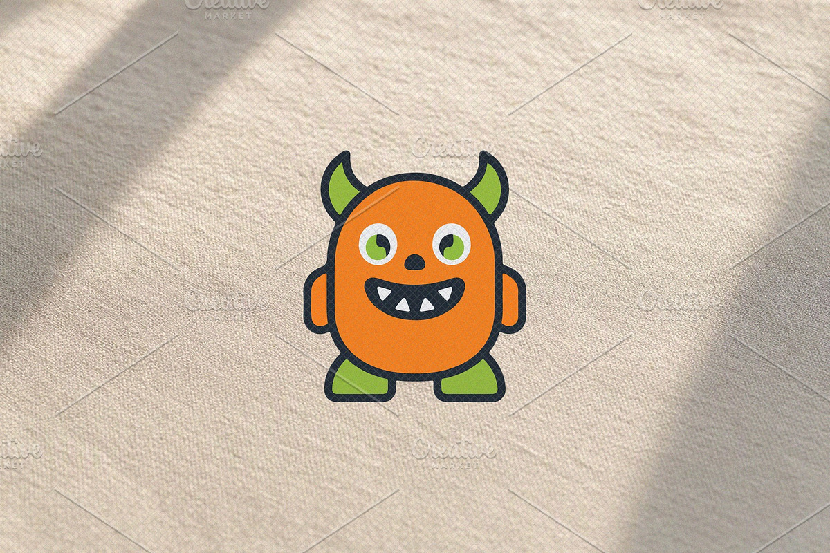 Cute Monster Icon Graphic, a Decorative Illustration by Vectorium Studio (Photo 2 of 3)
