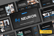 NEURION - AI Security Google Slides, a Presentation Template by rgbryand (Thumbnail 1 of 9)