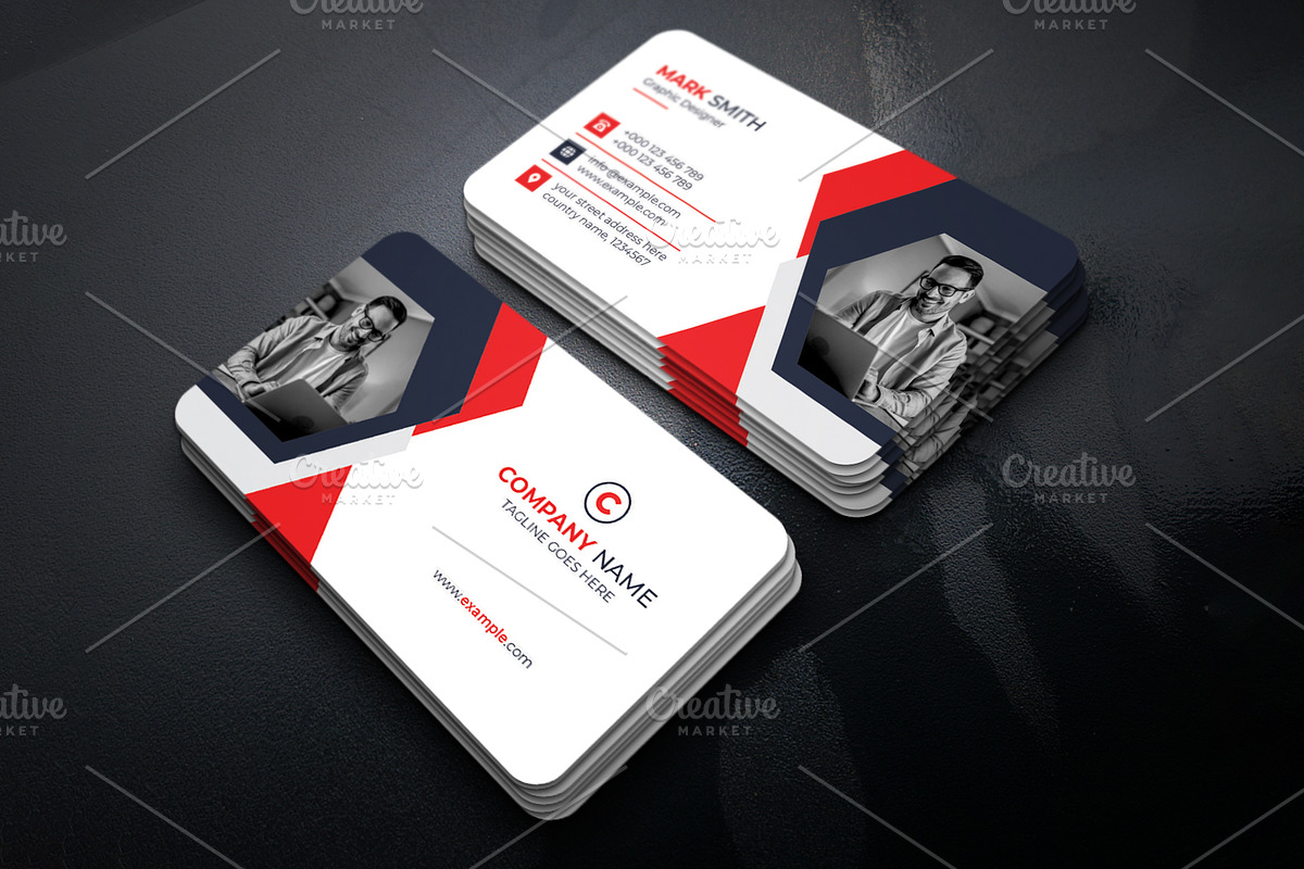 Modern Business Card CorelDraw File, a Business Card Template by Sofir Nayeem