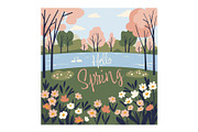 Set of seasonal concept posters, an Illustration by kavalenkava (Thumbnail 3 of 5)