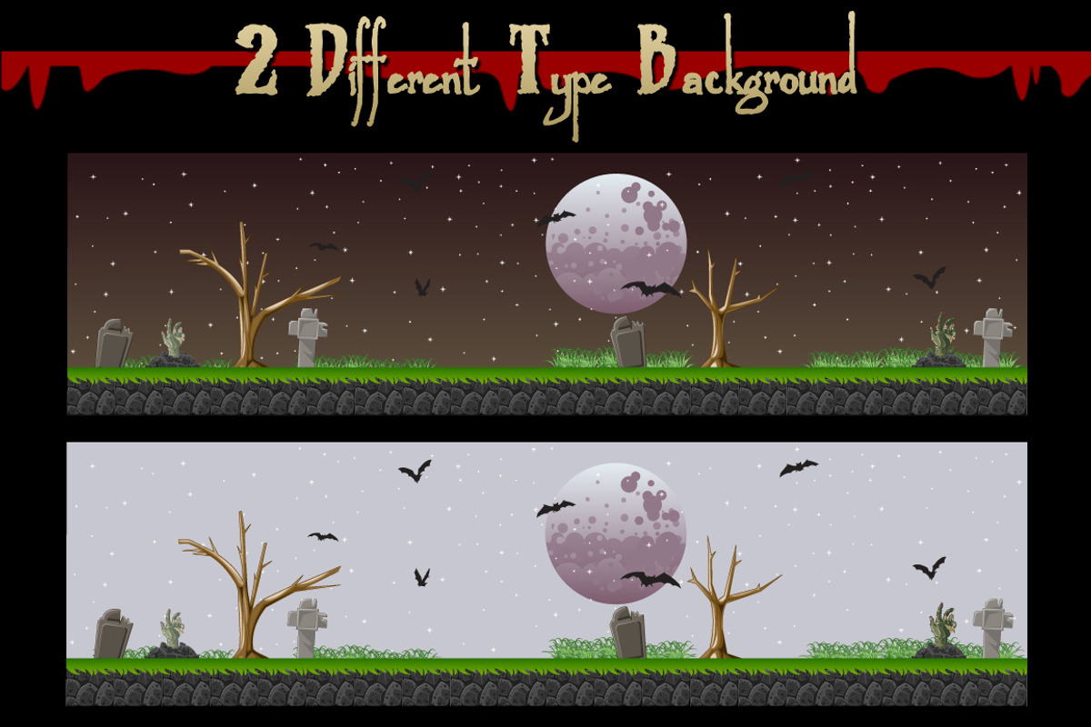 Zombie Escape Game Assets, an Illustration by erkoudesign (Photo 5 of 16)