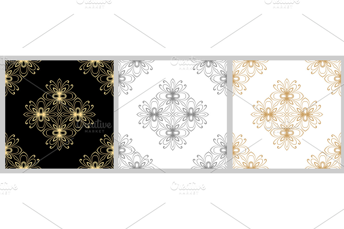 Set of Classic Orient Seamless, a Pattern Graphic by FineArtStudio (Photo 1 of 3)