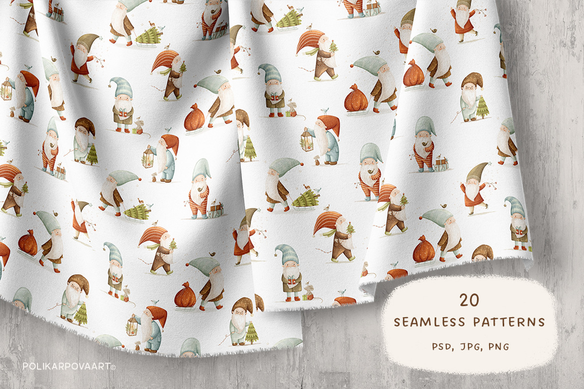 Happy Holidays. Christmas collection, an Animal Illustration by polikarpovaart (Photo 7 of 15)