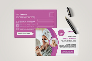 Health And Beauty Spa Postcard