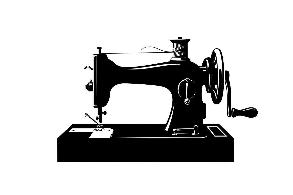 Vintage Sewing Machine Bundle, an Illustration by yasushie (Photo 14 of 31)