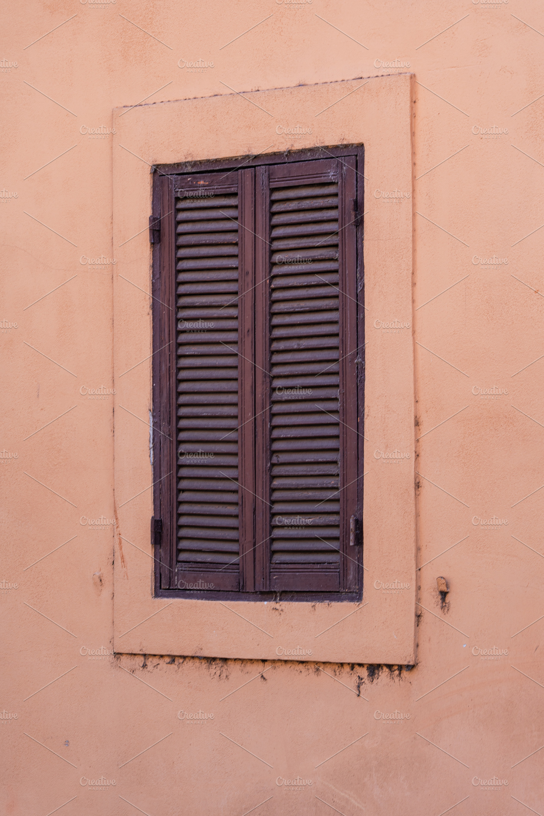 Architectural decor of the building in historical part of Rome,, an Architecture Photo by Anna Bogush
