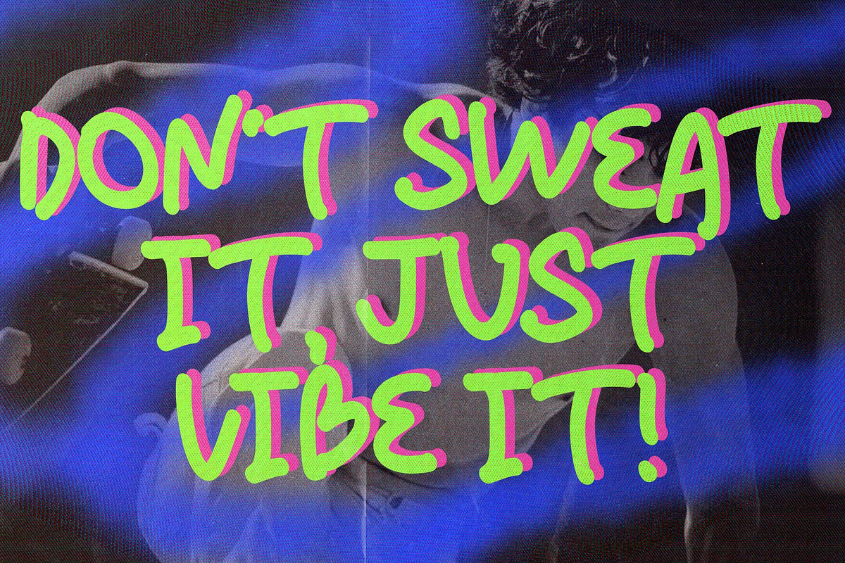 Brooshes Retro Handwritten Font, a Handwritten Font by Artcoast Std. (Photo 2 of 8)