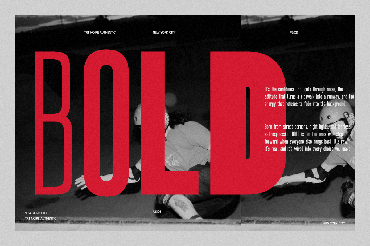 TRT NOIRE Authentic Condensed, a Sans Serif Font by truetype (Photo 10 of 15)
