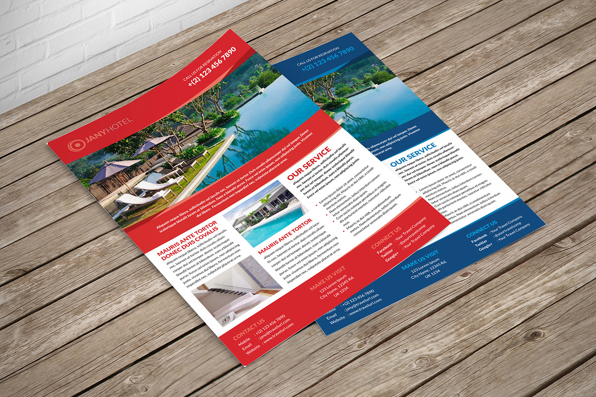 Travel Agency Flyer Template, a Flyer Template by JanySultana (Photo 2 of 5)