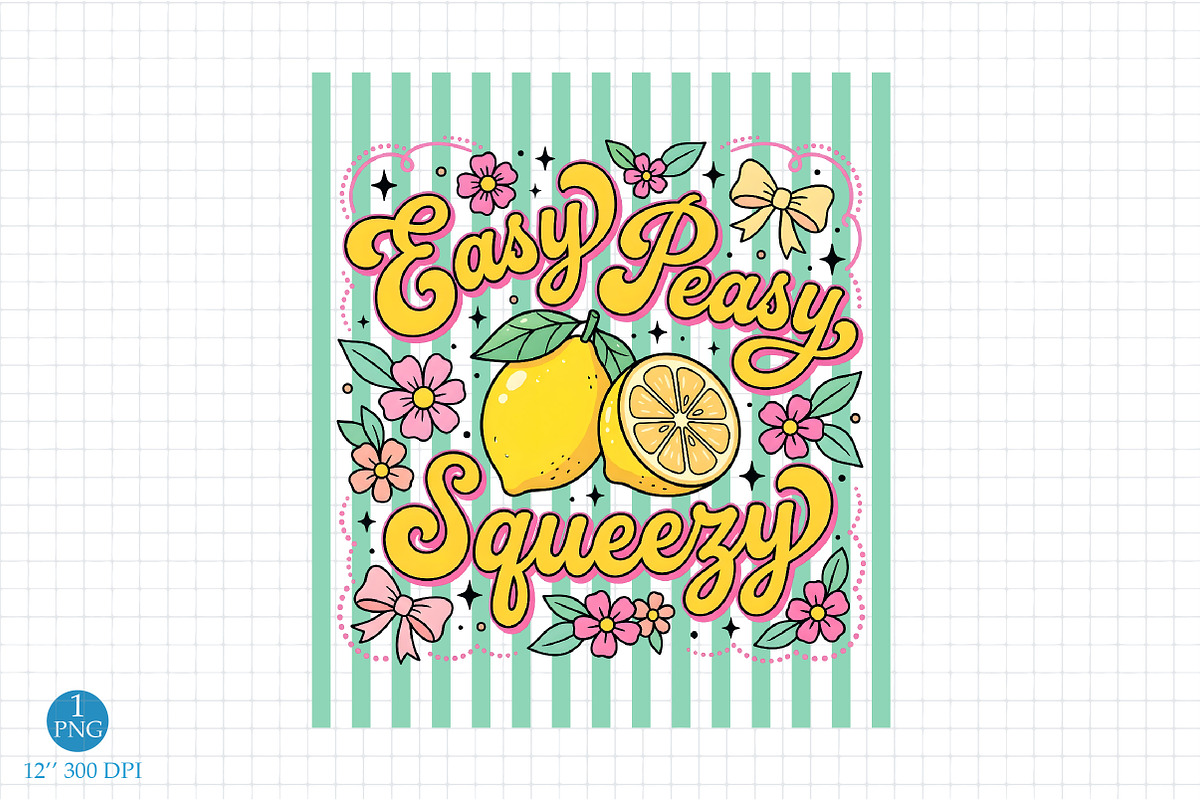 Easy Peasy Squeezy Lemon and Orange, a Person Illustration by Libby Wishes (Photo 1 of 3)
