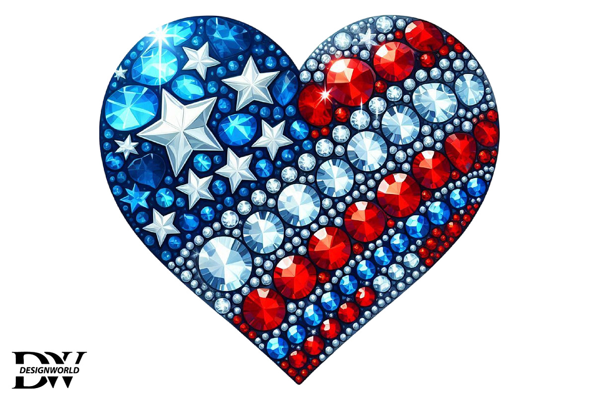 American Heart Clipart Diamond Heart, an Illustration by Designworld (Photo 1 of 7)