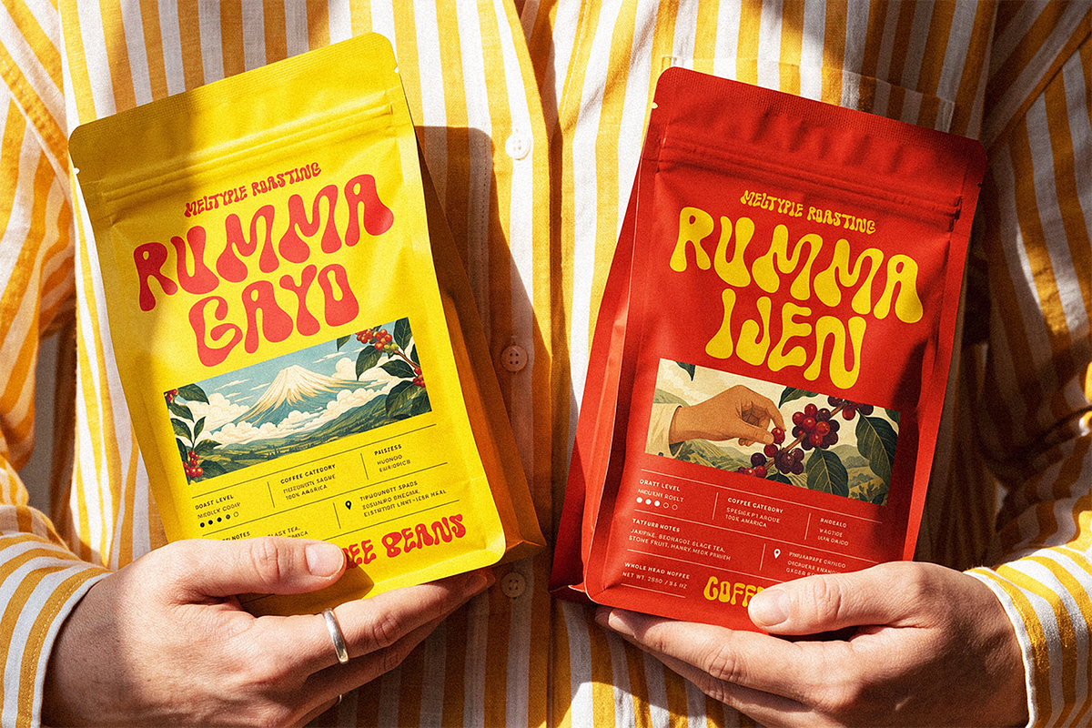 Meltypie - Retro Groovy Melted Font, a Sans Serif Font by agnyhasyastudio (Photo 3 of 18)
