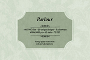 Parlour: Vintage Paper Frames, an Object Graphic by Dina Mae (Thumbnail 2 of 11)