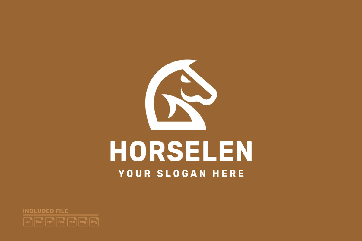 Horse Head Icon Logo, a Branding & Logo Template by yuanesei