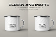 7 Mockups of Enamel Metal Mug, a Cups & Container Mockup by Grow Design Craft Studio (Thumbnail 6 of 8)