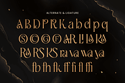 Aroska - Unique Luxury Art Deco Font, a Serif Font by Sensatype (Thumbnail 9 of 12)