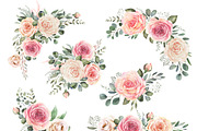 Elegance roses clipart, a Decorative Illustration by AnnelyBlooms (Thumbnail 2 of 13)