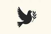 Olive Branch Dove Designs, an Illustration by hafijul (Thumbnail 4 of 20)