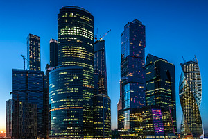 Moscowcity at night featuring moscow, city, and night