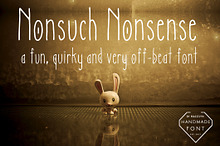Nonsuch Nonsense // Quirky Font