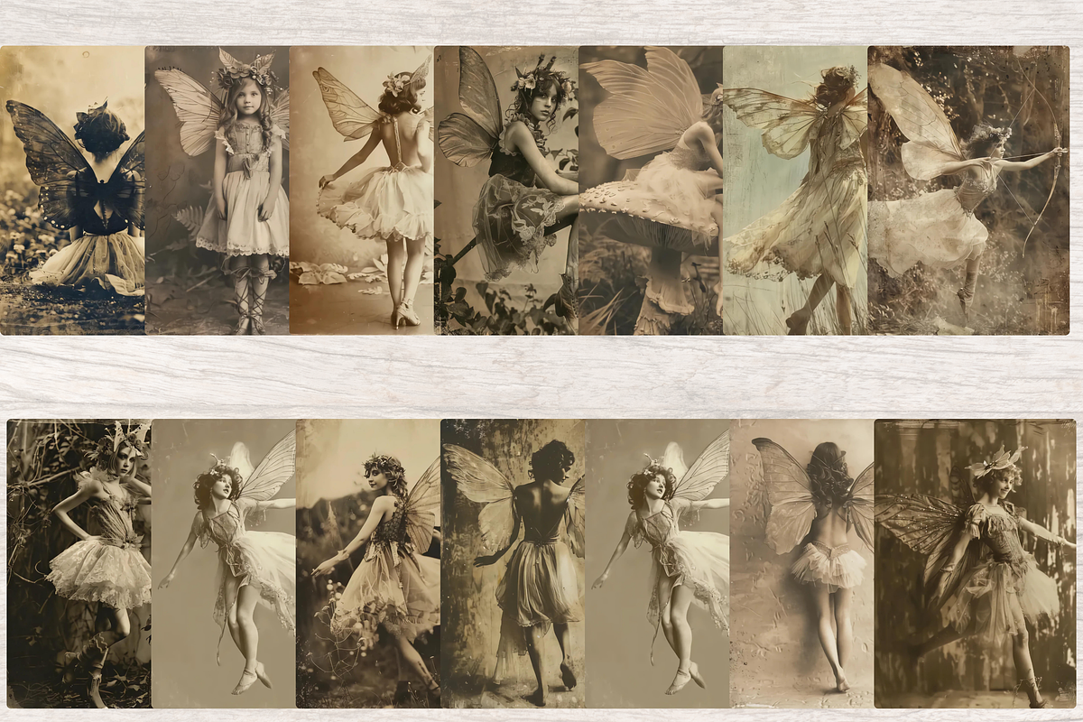 REALISTIC FAIRIES JUNK JOURNAL KIT, a Person Illustration by Daring Digies (Photo 3 of 7)