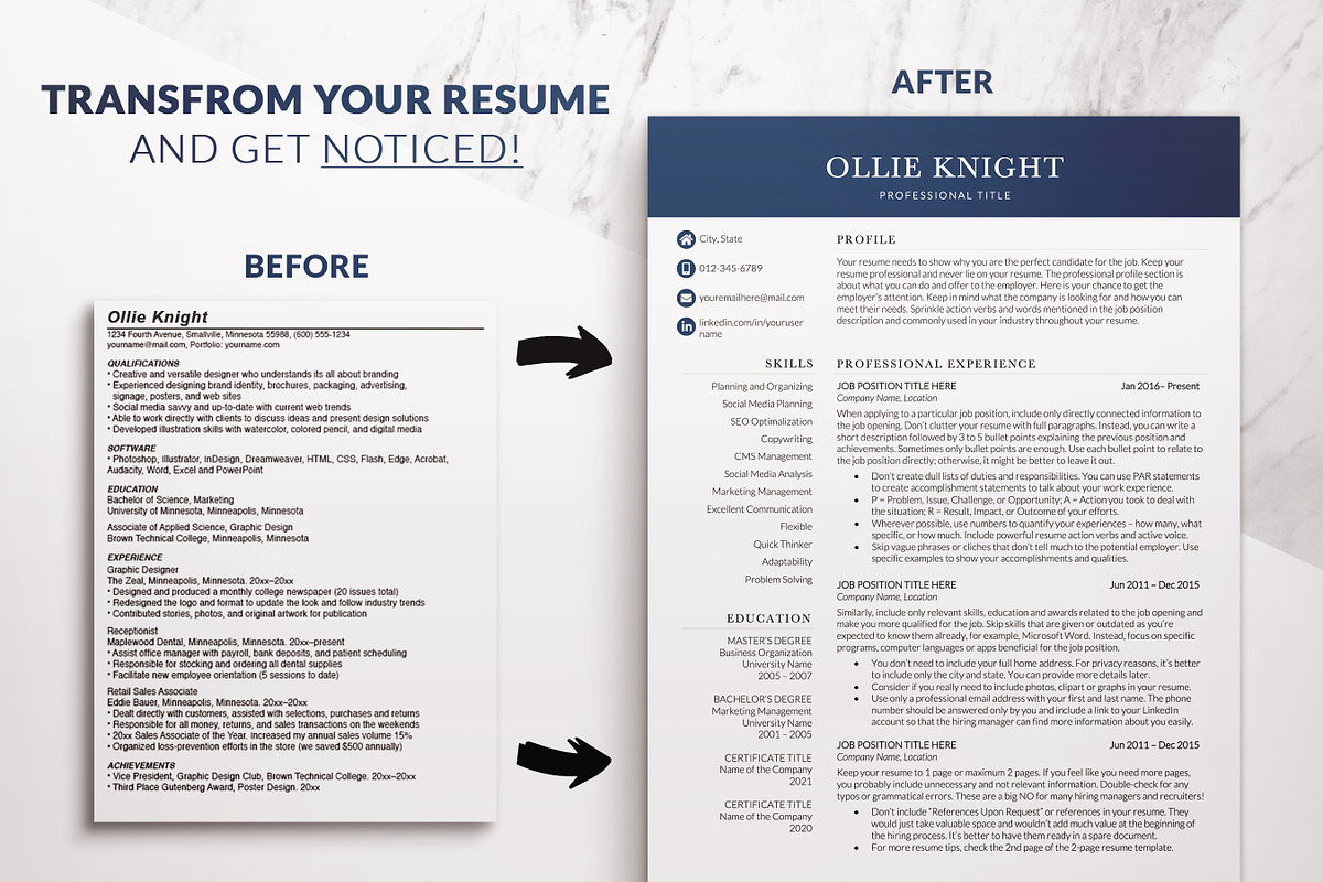 Modern Executive Resume Template, a Resume Template by BestResumes.Co (Photo 4 of 9)