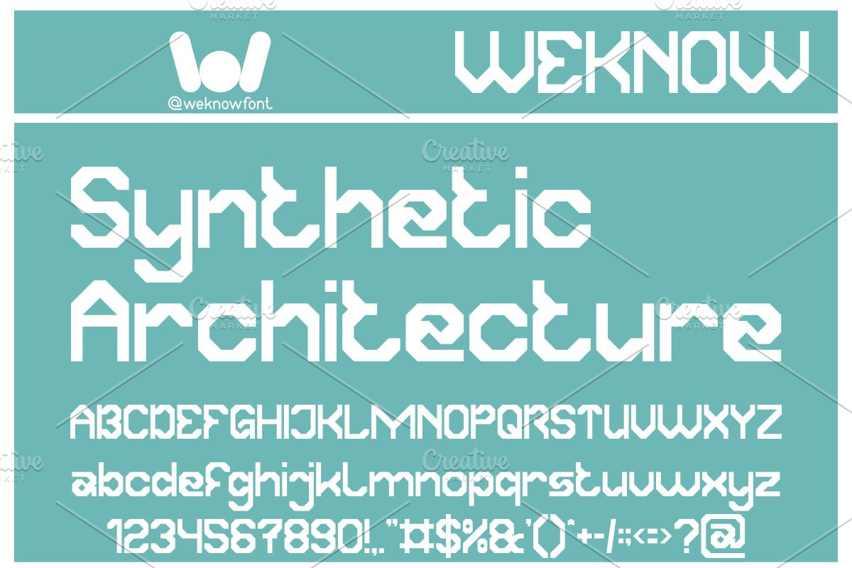 Modern Society font, a Font by weknow (Photo 4 of 8)