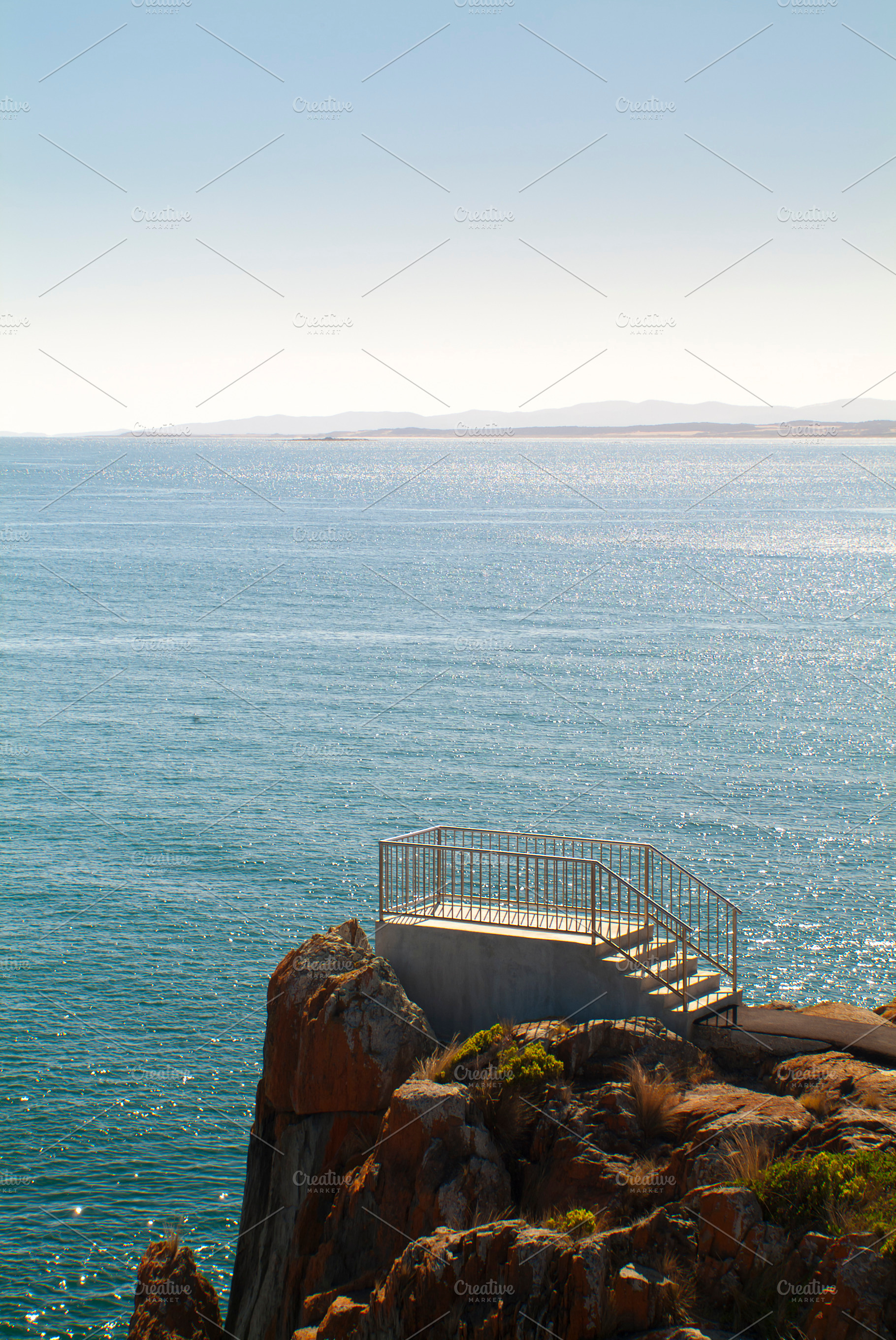 Lookout Over Ocean, a Nature Photo by THP Creative