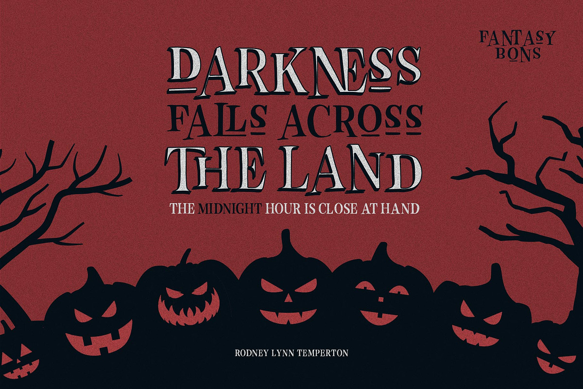 Fantasy Bons, a Serif Font by alit design (Photo 12 of 16)