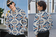 Blue Native Southwest Pattern, a Pattern Graphic by PPEthnicDecorPattern (Thumbnail 6 of 10)