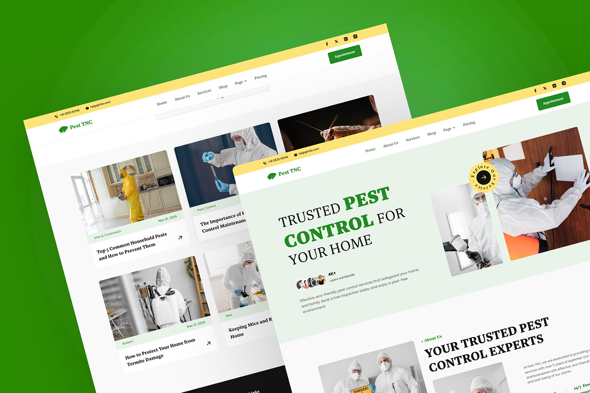 Pest TNC - Premium Pest Service Site, a HTML Template by TNCFlow (Photo 5 of 5)