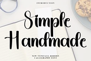 Simple Handmade, a Handwritten Font by FreshTypeINK (Thumbnail 1 of 7)