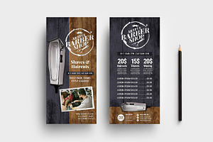 Rustic Barber Shop Flyer