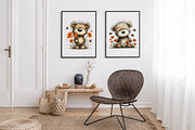 Whimsical Honey Bear Clipart Bundle, a Seasonal Illustration by Canvas Craft (Thumbnail 7 of 10)