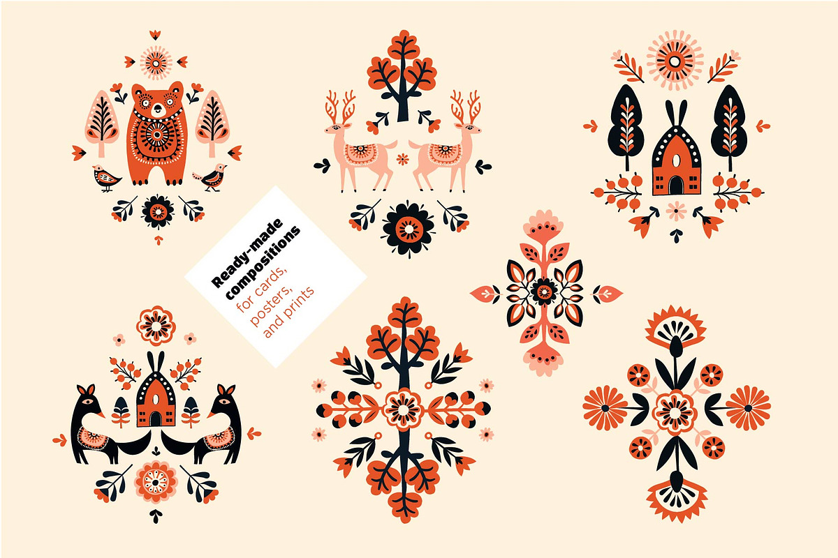 22 Seamless Scandinavian Patterns, a Pattern Graphic by VasilkovS (Photo 2 of 5)