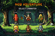 Questiora - Pixel Game Font, a Font by Flawless And Co (Thumbnail 2 of 10)