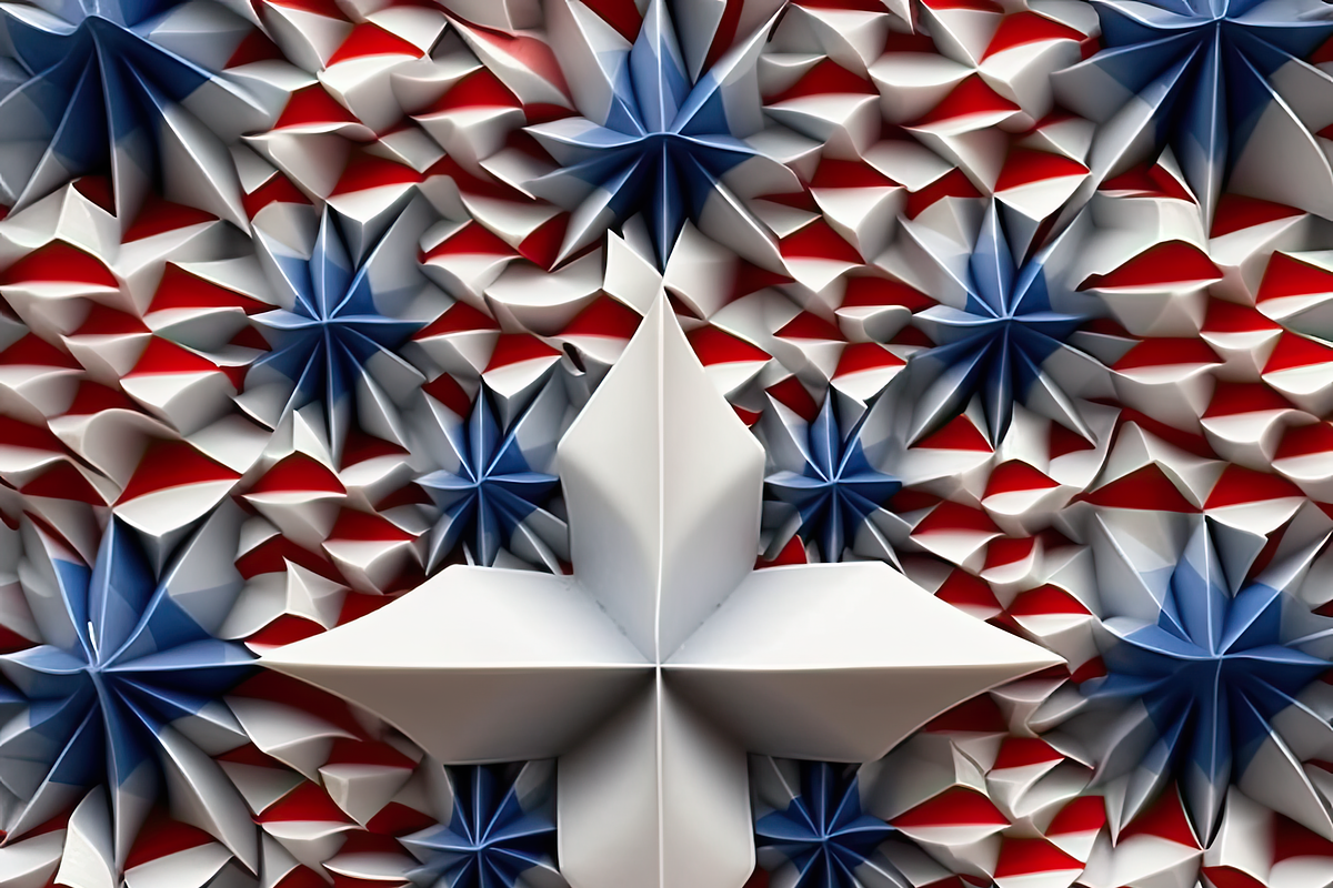 3D Patriotic Stars, a Background Graphic by Printable Treasure (Photo 2 of 3)