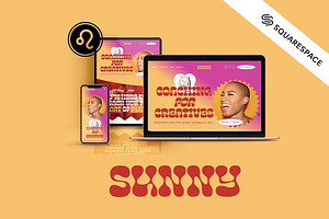 Sunny Squarespace Website Template