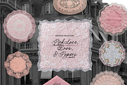 Vintage Pink Lace, Bows & Papers, an Object Graphic by Lana Elanor (Thumbnail 6 of 15)