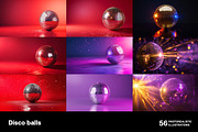 Disco balls. Collection, a Background Graphic by Handmadefont (Thumbnail 8 of 12)