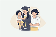 Student Graduation Illustration, an Object Graphic by Jump Studio (Thumbnail 13 of 14)
