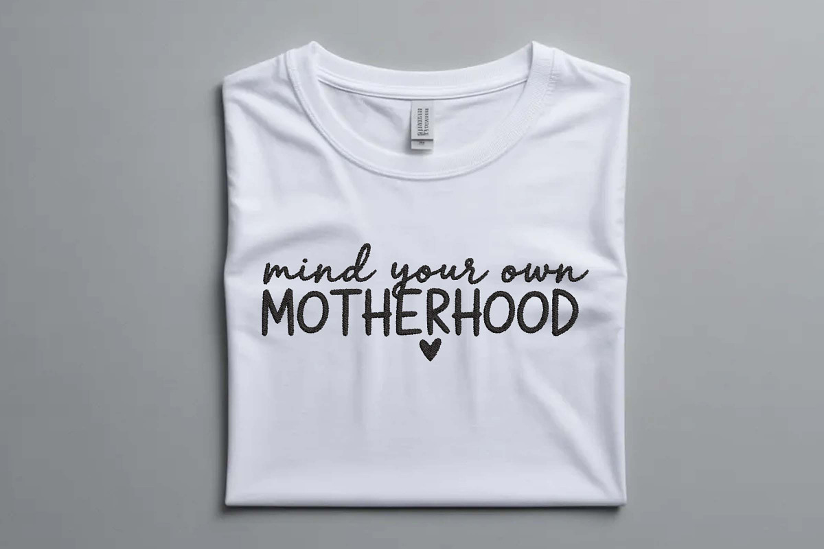 Motherhood Machine Embroidery Design, a Texture Illustration by Purpose Ekbal (Photo 2 of 3)